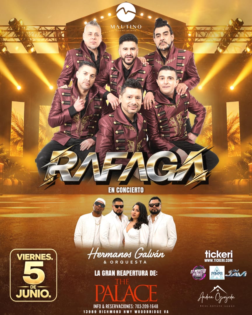Rafaga 35 Anniversary concert poster